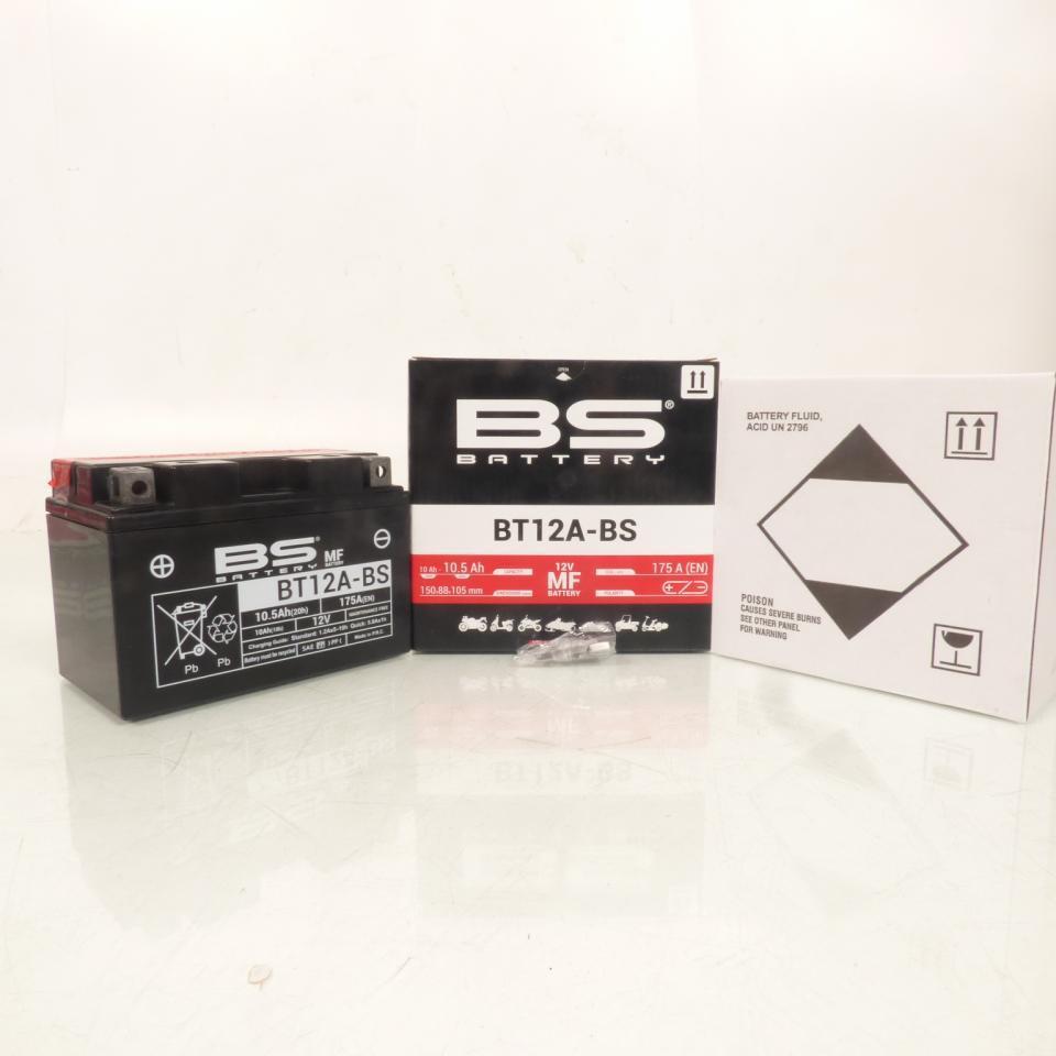 Batterie BS Battery pour Scooter Kymco 350 Dink Street I / Downtown 2015 YT12A-BS / 12V 10Ah Neuf