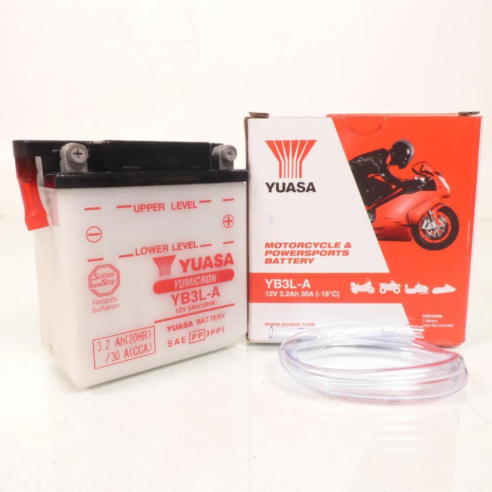 Batterie Yuasa pour Moto Honda 600 XL 1983 à 1987 YB3L-A / 12V 3Ah Neuf
