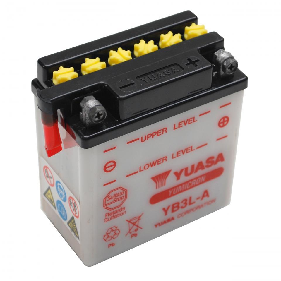 Batterie Yuasa pour Moto Honda 200 MTX 1985 YB3L-A / 12V 3Ah Neuf