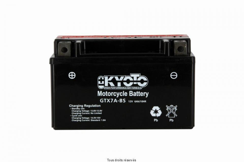 Batterie Kyoto pour Scooter Sym 50 Orbit Ts Naked 2012 à 2013 YTX7A-BS / 12V 6Ah Neuf