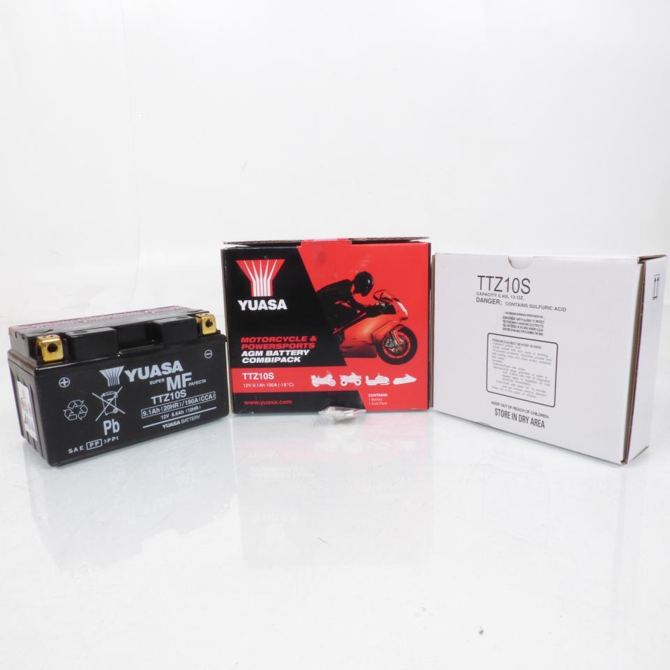 Batterie Yuasa pour Moto Yamaha 800 FZ8 2010 à 2016 YTZ10-S / YTZ10S / 12V 8Ah Neuf