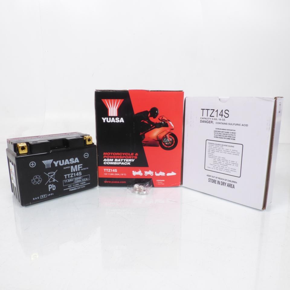 Batterie Yuasa pour Moto Yamaha 950 Xvs A Midnight Star 2009 à 2016 YTZ14-S / 12V 11.2Ah Neuf
