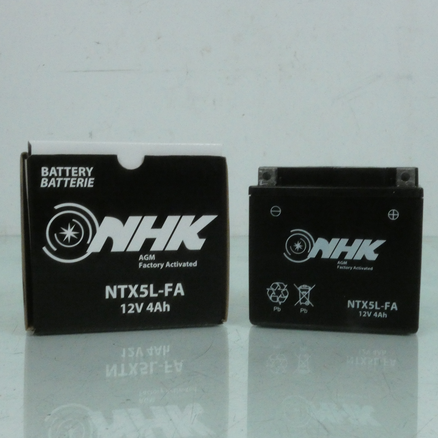 Batterie NHK pour Moto Suzuki 50 RMX Après 1998 Neuf