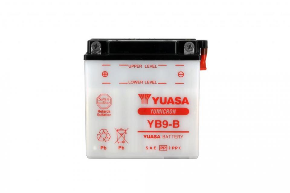 Batterie Yuasa pour Scooter Piaggio 50 Vespa Lx 2T Fl 2009 à 2013 YB9-B / 12V 9Ah Neuf