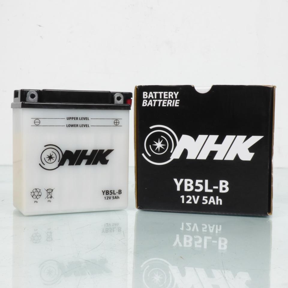 Batterie NHK pour Scooter Suzuki 50 Uf Estilete 2001 à 2003 YB5L-B / 12V 1.6Ah Neuf