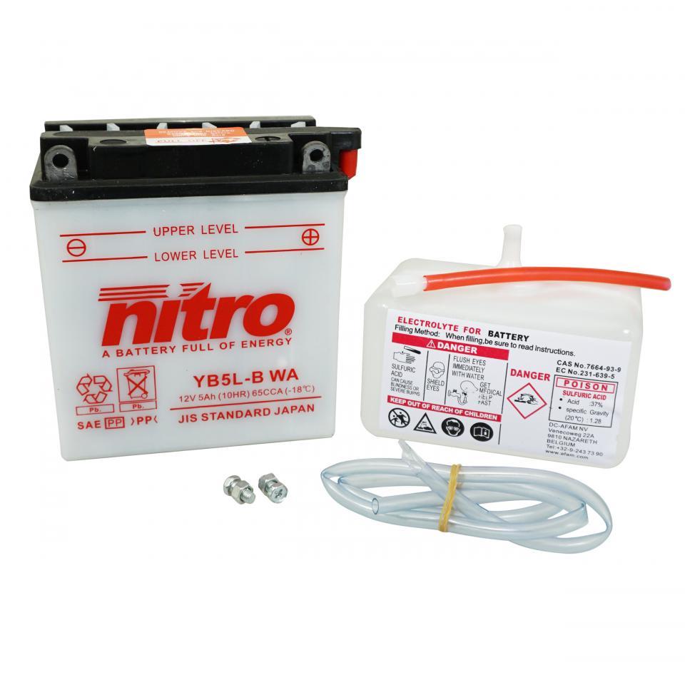 Batterie Nitro pour Moto Yamaha 125 TZR 1987 à 2020 Neuf