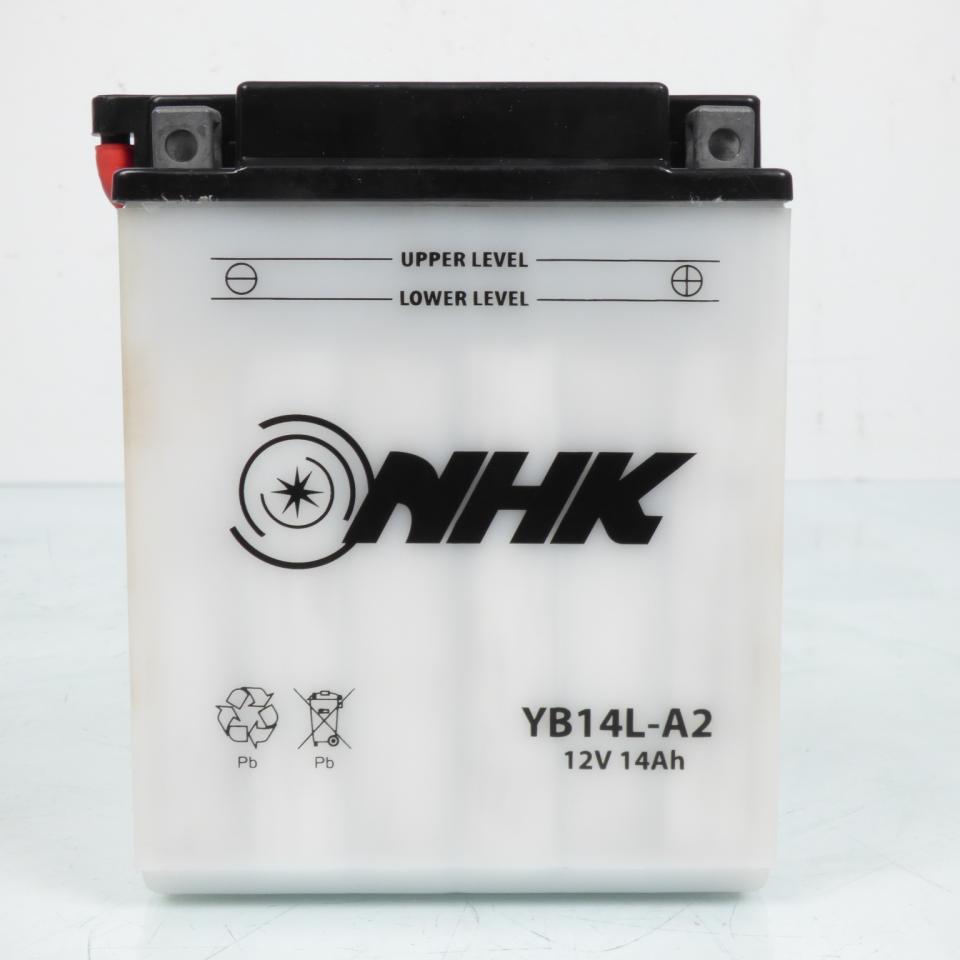 Batterie NHK pour Moto Honda 500 Ft C 1982 à 1984 YB14L-A2 / 12V 14Ah Neuf