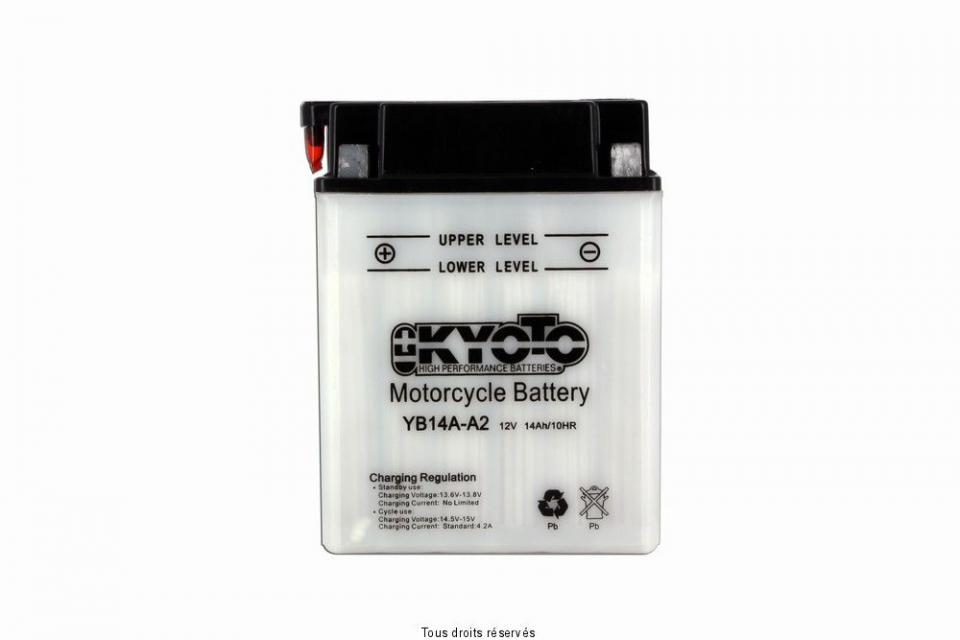 Batterie Kyoto pour Quad Polaris 500 Sportsman 4X4 1998 à 2002 YB14A-A2 / 12V 14Ah Neuf