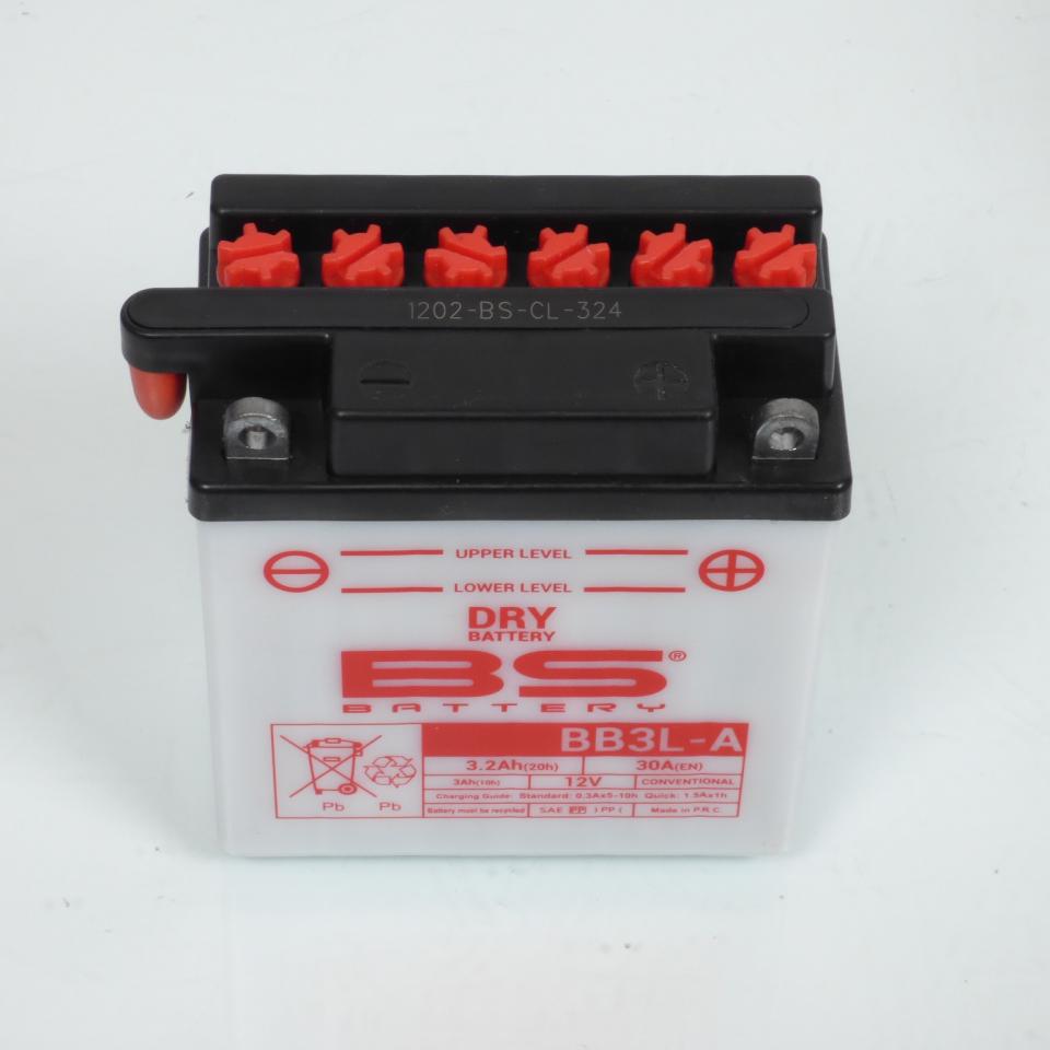 Batterie BS Battery pour Moto Honda 50 Nsr S 1989 à 1997 YB3L-A / 12V 3Ah Neuf