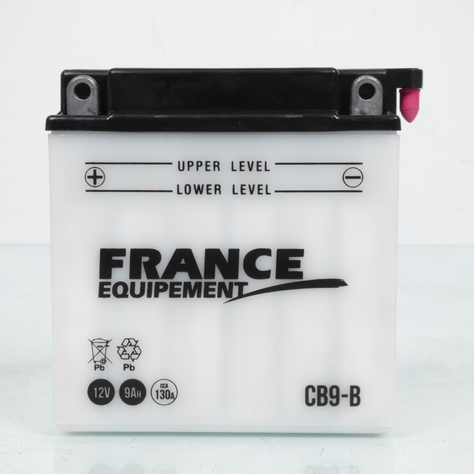 Batterie France Equipement pour Moto Aprilia 125 Red rose 1988 à 1994 YB9-B / 12V 9Ah Neuf