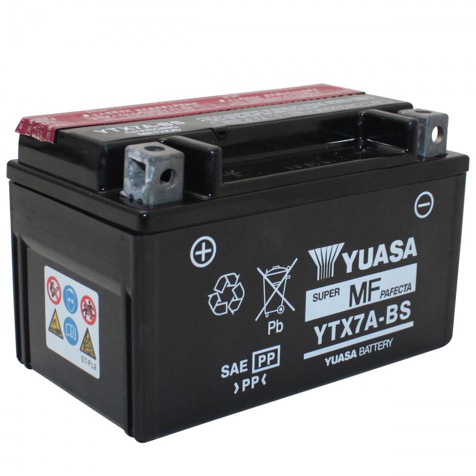 Batterie Yuasa pour Quad Suzuki 450 Lt-R Quadracer New Gearbox 2011 à 2012 YTX7A-BS / 12V 6Ah Neuf