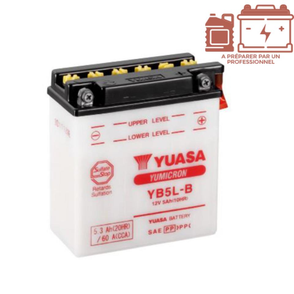 Batterie Yuasa pour Scooter MBK 50 Cw Booster Spirit 1996 à 2016 YB5L-B / 12V 1.6Ah Neuf