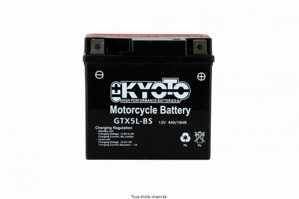 Batterie Kyoto pour Scooter Yamaha 50 XF Giggle 2007 à 2010 YTX5L-BS / 12V 4Ah Neuf