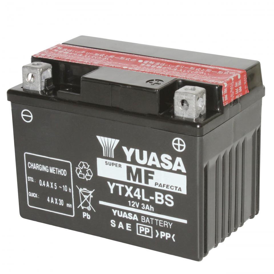 Batterie Yuasa pour Scooter Daelim 50 Message 1999 à 2001 YTX4L-BS / 12V 3Ah Neuf