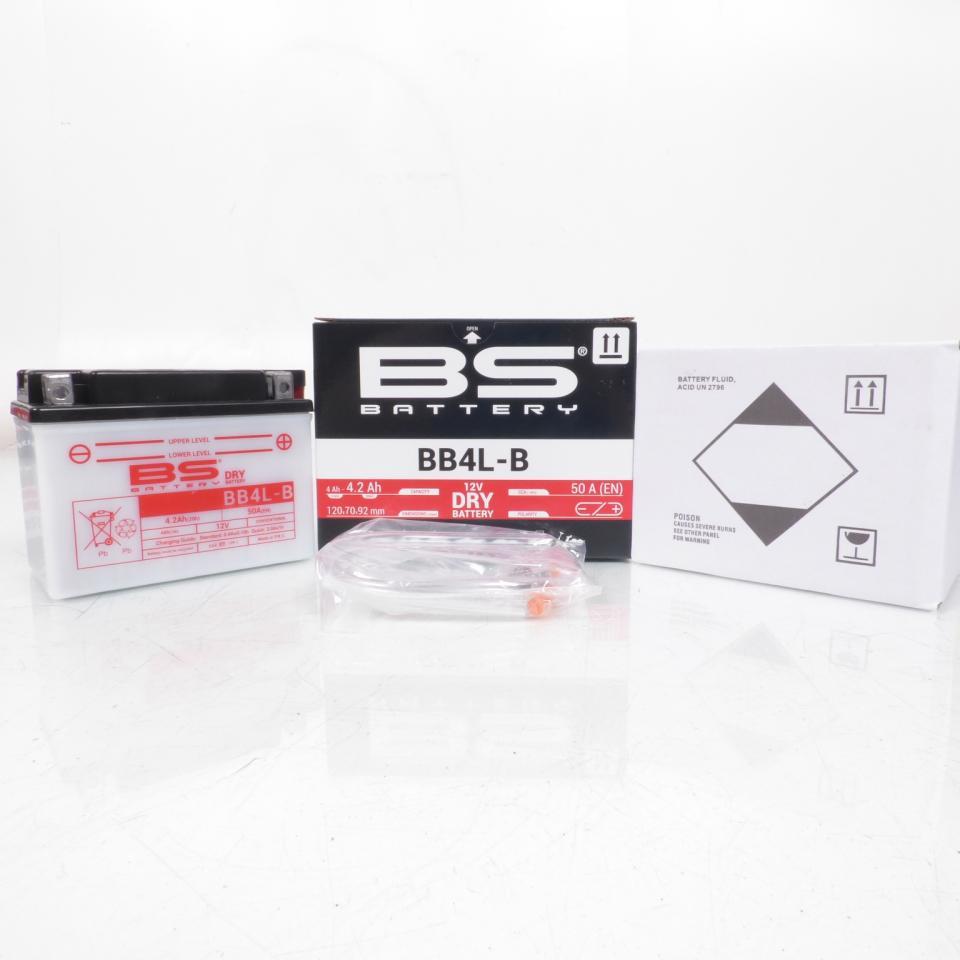 Batterie BS Battery pour Scooter Suzuki 50 Ux Zillion 1999 YB4L-B / 12V 4Ah Neuf