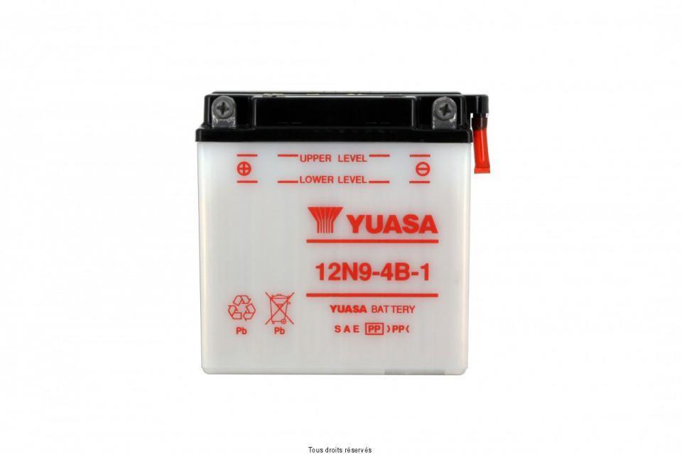 Batterie Yuasa pour moto Honda 125 CB 1982-1986 12N9-4B-1 / 12V 9Ah Neuf