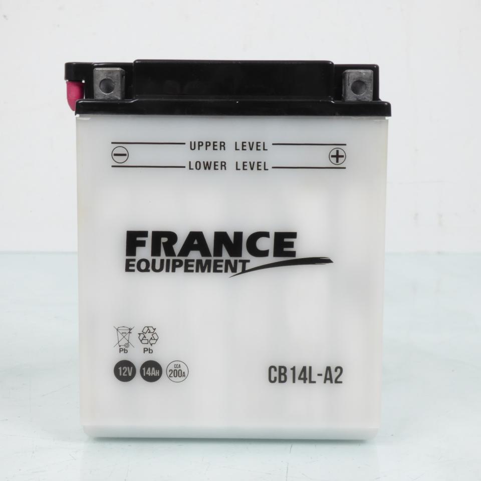 Batterie France Equipement pour Moto Kawasaki 750 ZXR Stinger 1989 YB14L-A2 / 12V 14Ah Neuf