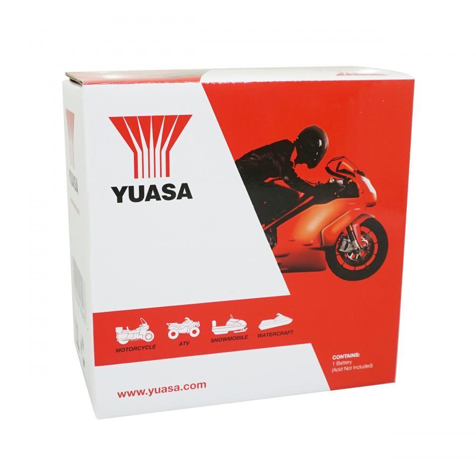 Batterie Yuasa pour Scooter Peugeot 125 Geopolis Sans Abs 2007 à 2010 YB12AL-A2 / 12V 12Ah Neuf
