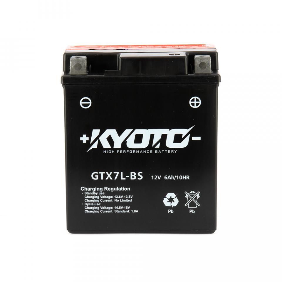 Batterie Kyoto pour Moto Suzuki 125 Vl Lc Intruder 2000 à 2008 YTX7L-BS / 12V 6Ah Neuf