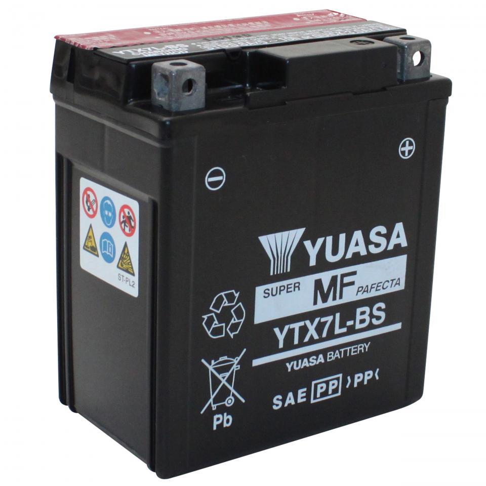 Batterie Yuasa pour Moto Honda 125 Cb F 2015 à 2013 YTX7L-BS / 12V 6Ah Neuf