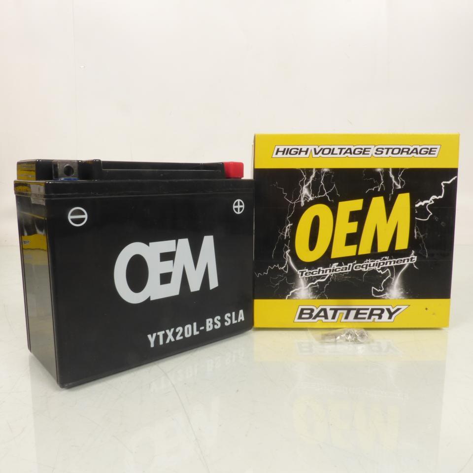 Batterie OEM pour Quad CAN-AM 650 OUTLANDER MAX EFI XT-P 4X4 2012 à 2018 YTX20L-BS SLA / 12V 18Ah Neuf