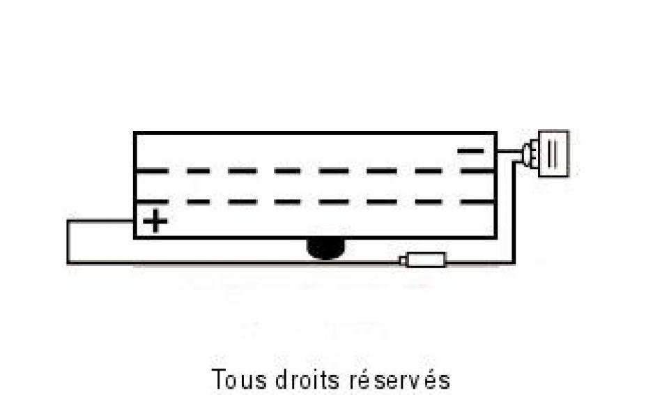 Batterie Kyoto pour Moto Honda 50 DAX Avant 2020 Neuf