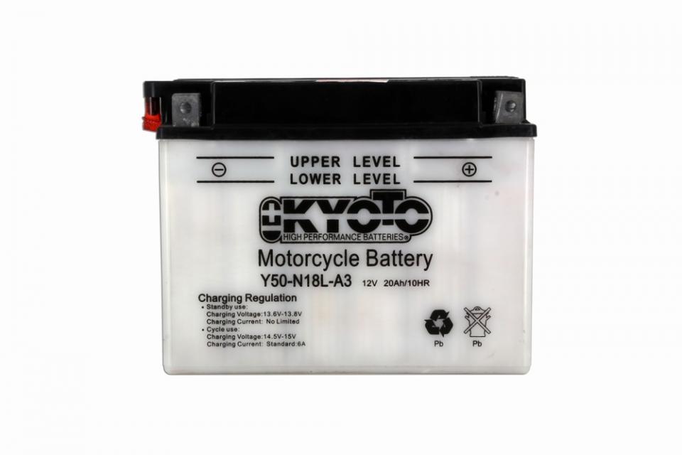 Batterie Kyoto pour Moto Honda 1500 Gl Gold Wing 1988 à 1989 Y50-N18L-A3 / 12V 20Ah Neuf