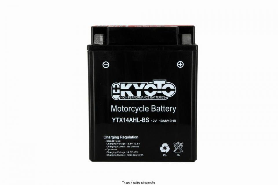 Batterie Kyoto pour Scooter Gilera 500 Nexus 2009 à 2012 YTX14AH-LBS / 12V 12Ah Neuf