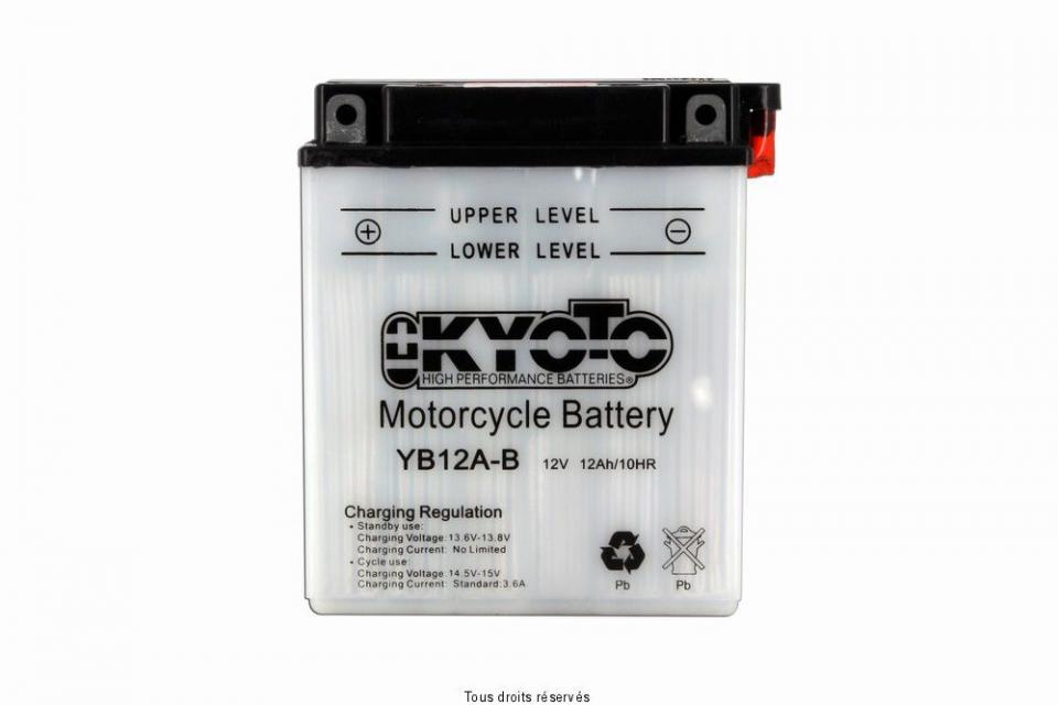 Batterie Kyoto pour Moto Honda 650 XRV Africa twin 1990 YB12A-B / 12V 12Ah Neuf