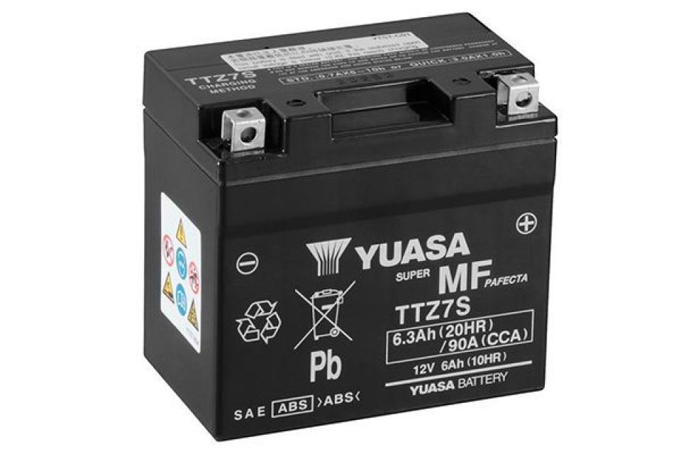 Batterie Yuasa pour Moto Gas gas 200 Ec Enduro 2T 2011 à 2017 YTZ7S-BS / YTZ7-S / YTZ7-SLA / 12V 6.3Ah Neuf
