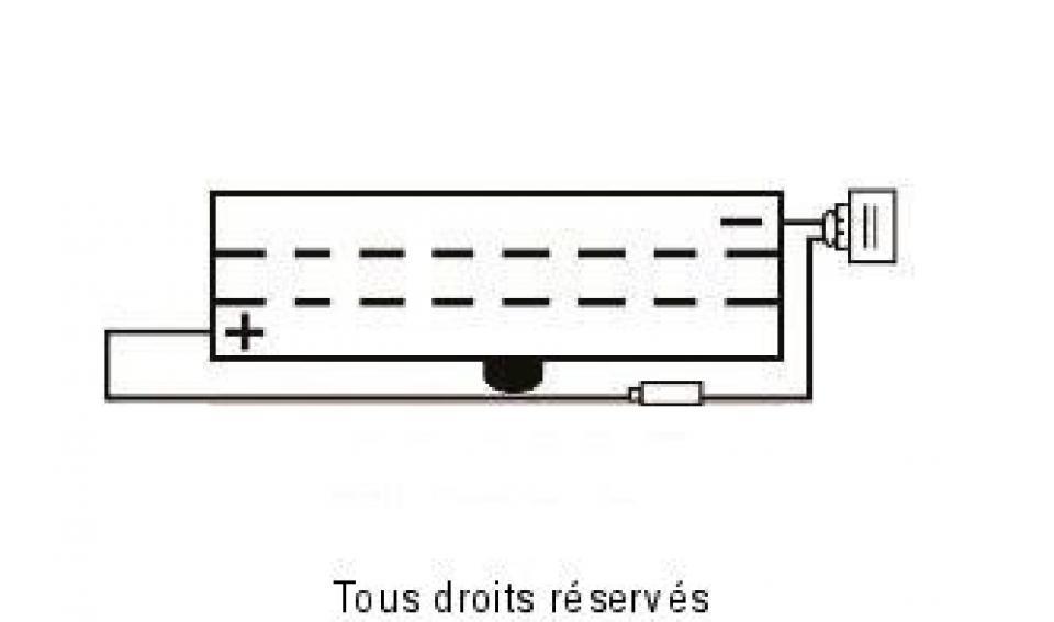 Batterie Yuasa pour Moto Honda 70 ST Dax 1980 à 1989 6N2A-2C-3 / 6V 2Ah Neuf