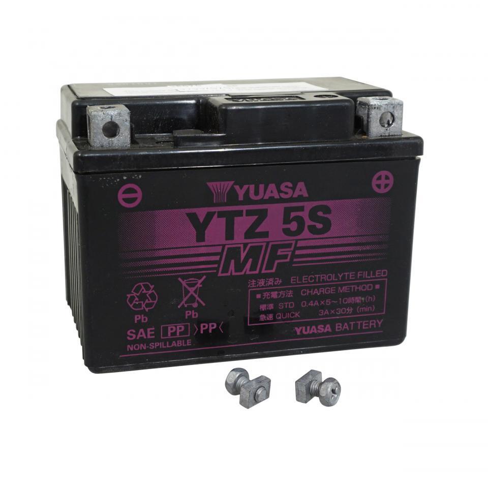 Batterie Yuasa pour Moto Honda 125 MSX 2013 à 2019 YTZ5-S / 12V 3.7Ah Neuf