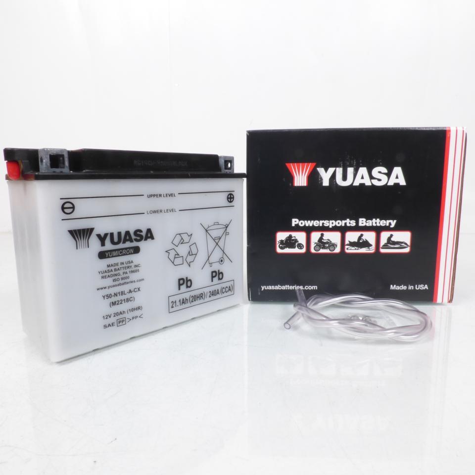 Batterie Yuasa pour Moto Honda 1200 Gl D Gold Wing 1984 à 1987 Neuf