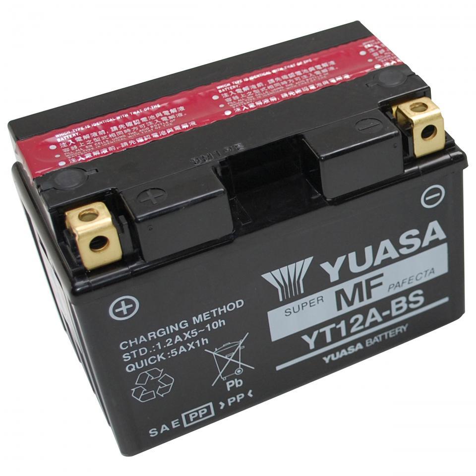 Batterie Yuasa pour Scooter Sym 300 GTS EFI 2012 à 2015 YT12A-BS / 12V 10Ah Neuf