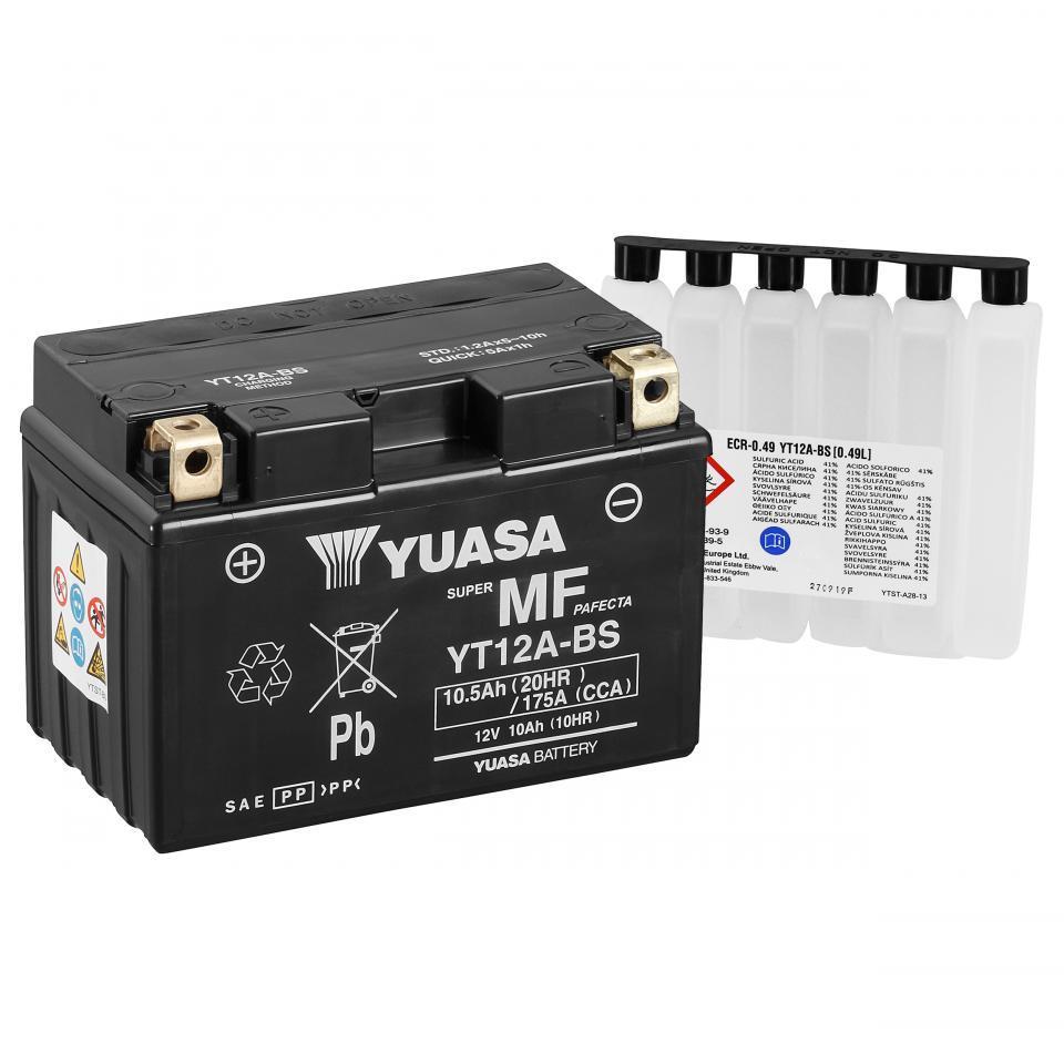 Batterie Yuasa pour Scooter Kymco 200 Dink Euro3 2006 à 2016 YT12A-BS / 12V 10Ah Neuf
