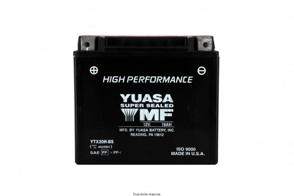 Batterie Yuasa pour Quad Arctic cat 700 Xr Xt 2015 YTX20H-BS / 12V 18Ah Neuf