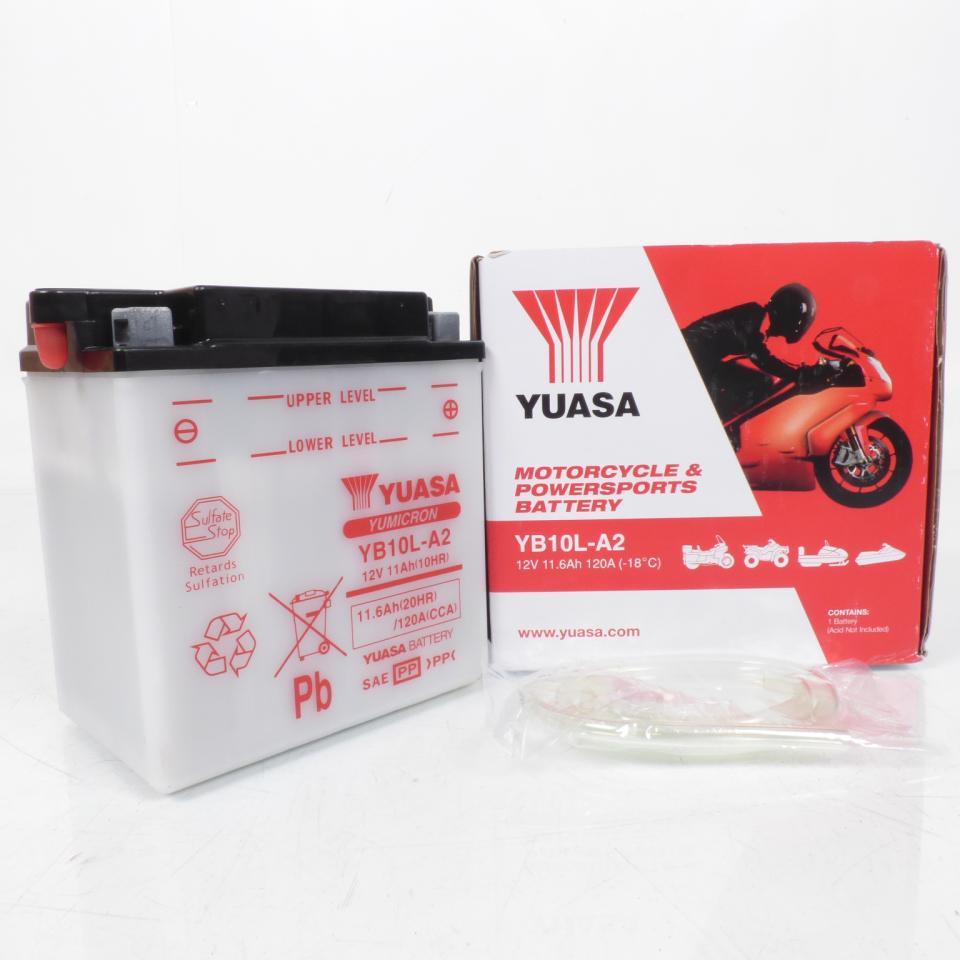 Batterie Yuasa pour Moto Yamaha 250 XV Virago SPL 1995 à 2002 YB10L-A2 Neuf