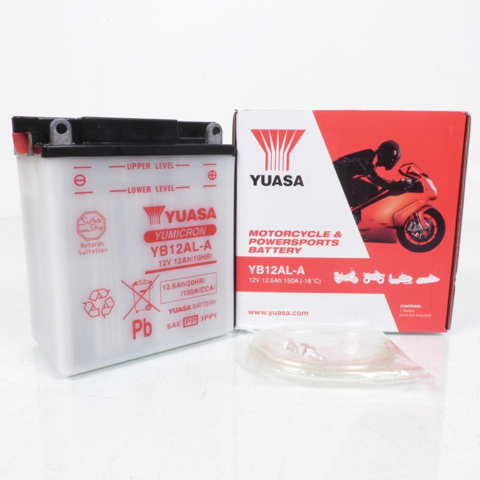 Batterie Yuasa pour Scooter Peugeot 125 PULSION 2019 à 2020 YB12AL-A / 12V 12Ah Neuf