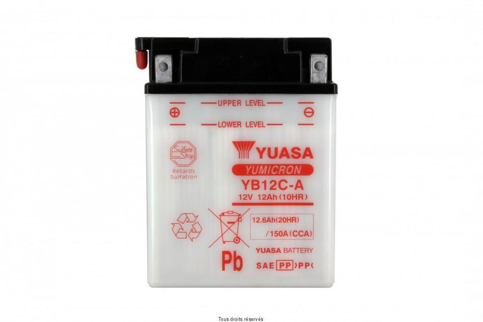 Batterie Yuasa pour Quad Yamaha 350 Warrior 1987 à 2004 YB12C-A Neuf