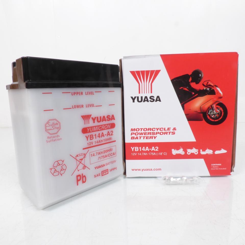 Batterie Yuasa pour Quad Yamaha 250 Yfm B Big Bear 2007 à 2011 YB14A-A2 / 12V 14Ah Neuf