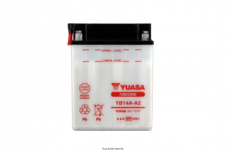 Batterie Yuasa pour Quad Yamaha 250 Yfm B Bruin 2005 à 2006 YB14A-A2 / 12V 14Ah Neuf