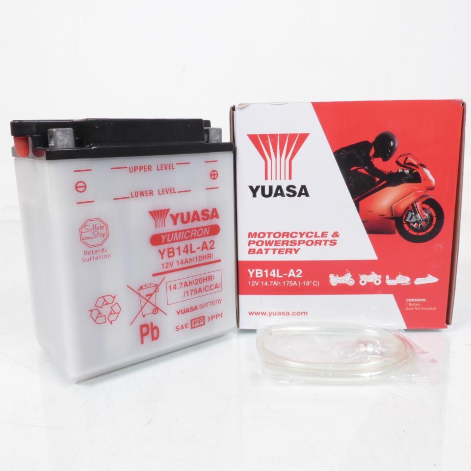 Batterie Yuasa pour Moto Triumph 900 Trophy 1991 à 1997 YB14L-A2 / 12V 14Ah Neuf