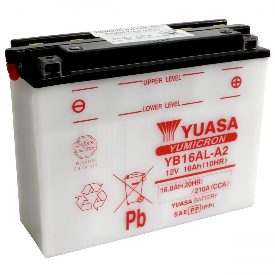 Batterie Yuasa pour Moto Yamaha 1200 V-Max 1988 à 2006 YB16AL-A2 / 12V 16Ah Neuf