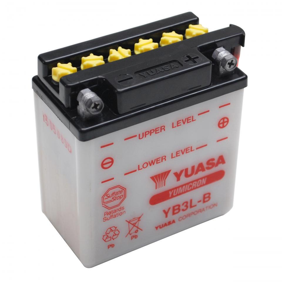 Batterie Yuasa pour moto Yamaha 125 Dt Lc 1984-1984 YB3L-B / 12V 3Ah Neuf