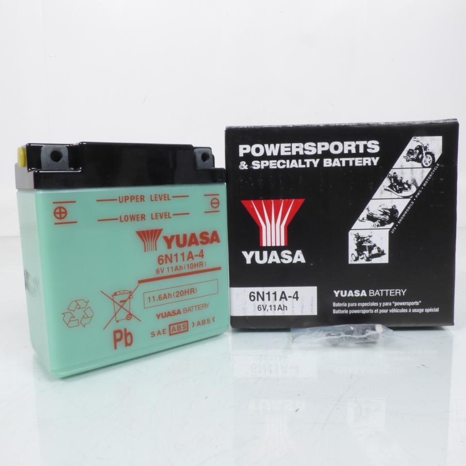 Batterie Yuasa pour Auto 6N11A-4 / 6V 11Ah Neuf