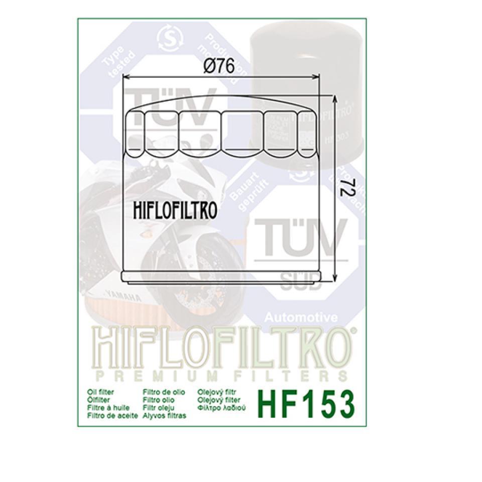 Filtre à huile Hiflofiltro pour Moto Bimota 1198 DB8 2012 à 2015 Neuf
