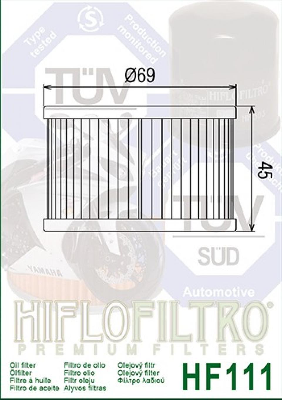 Filtre à huile Hiflo Filtro pour Moto Honda 400 Cb N 1979-1982 Neuf