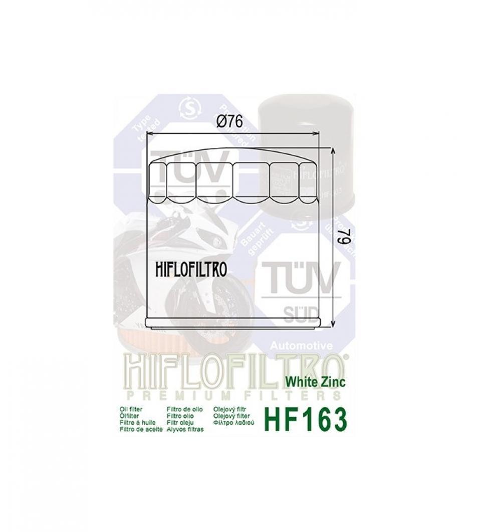 Filtre à huile Hiflofiltro pour Moto BMW 1150 R Rs 2002 à 2005 HF163 Neuf