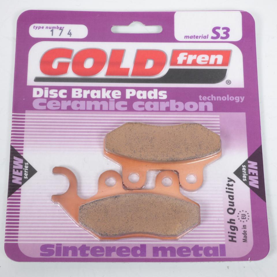 Plaquette de frein Gold Fren pour Scooter PGO 50 G-Max Naked 2009 AVG / Disque wave Neuf