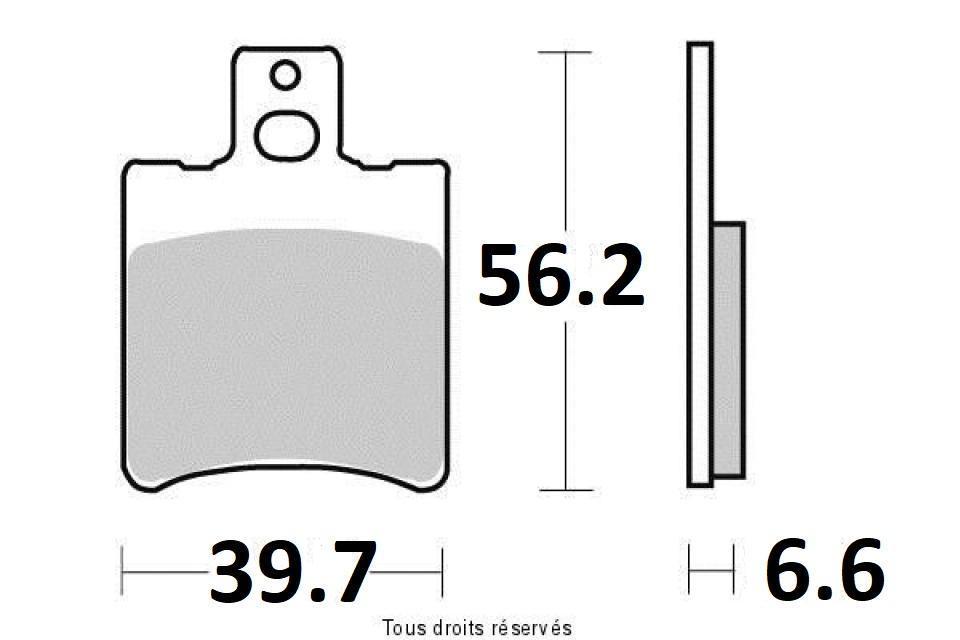 Plaquette de frein Tecnium pour Scooter Aprilia 50 SR R FACTORY INJECTION 2010 à 2016 AV Neuf